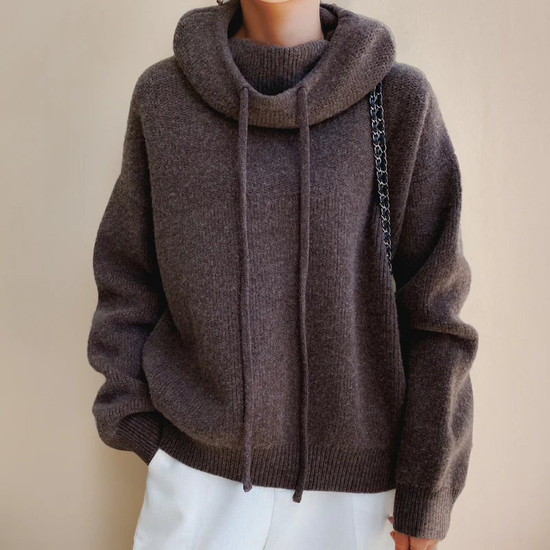 Juniper | Cozy Hooded Knit Sweater Women - Oversized Relaxed Fit