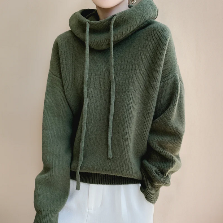 Juniper | Cozy Hooded Knit Sweater Women - Oversized Relaxed Fit