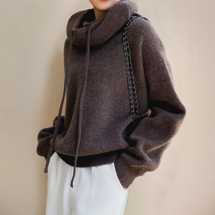 Juniper | Cozy Hooded Knit Sweater Women - Oversized Relaxed Fit