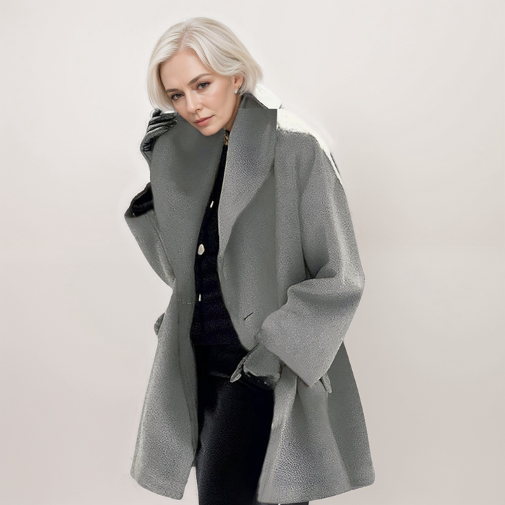 Odette | Elegant Shawl Collar Oversized Coat Women