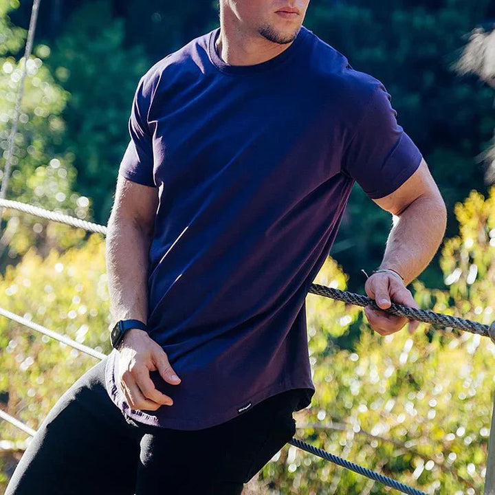 Angelo | Athletic Muscle Fit T-Shirt Men's Short Sleeve