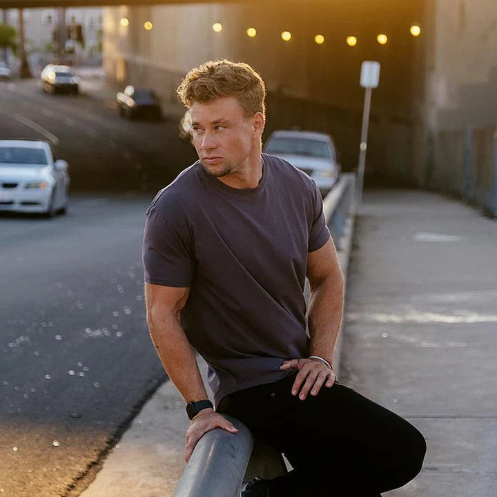 Angelo | Athletic Muscle Fit T-Shirt Men's Short Sleeve