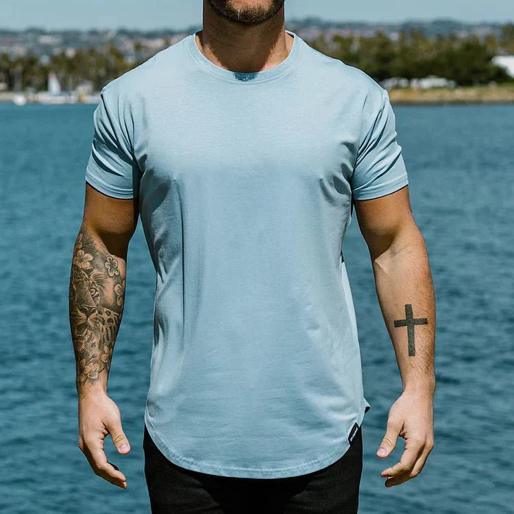 Angelo | Athletic Muscle Fit T-Shirt Men's Short Sleeve