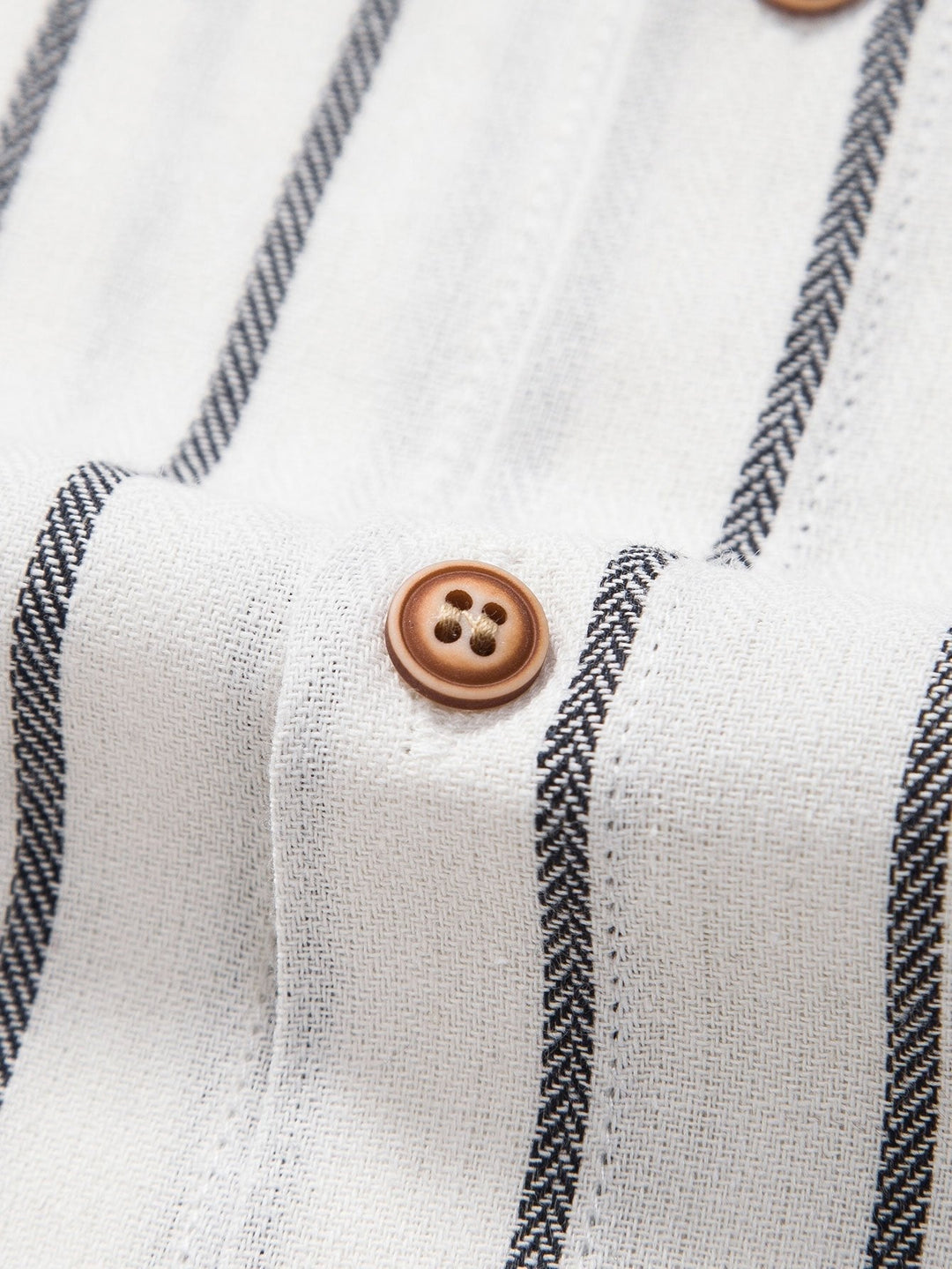 Raphael | Elegant Striped Short Sleeve Linen Set Men
