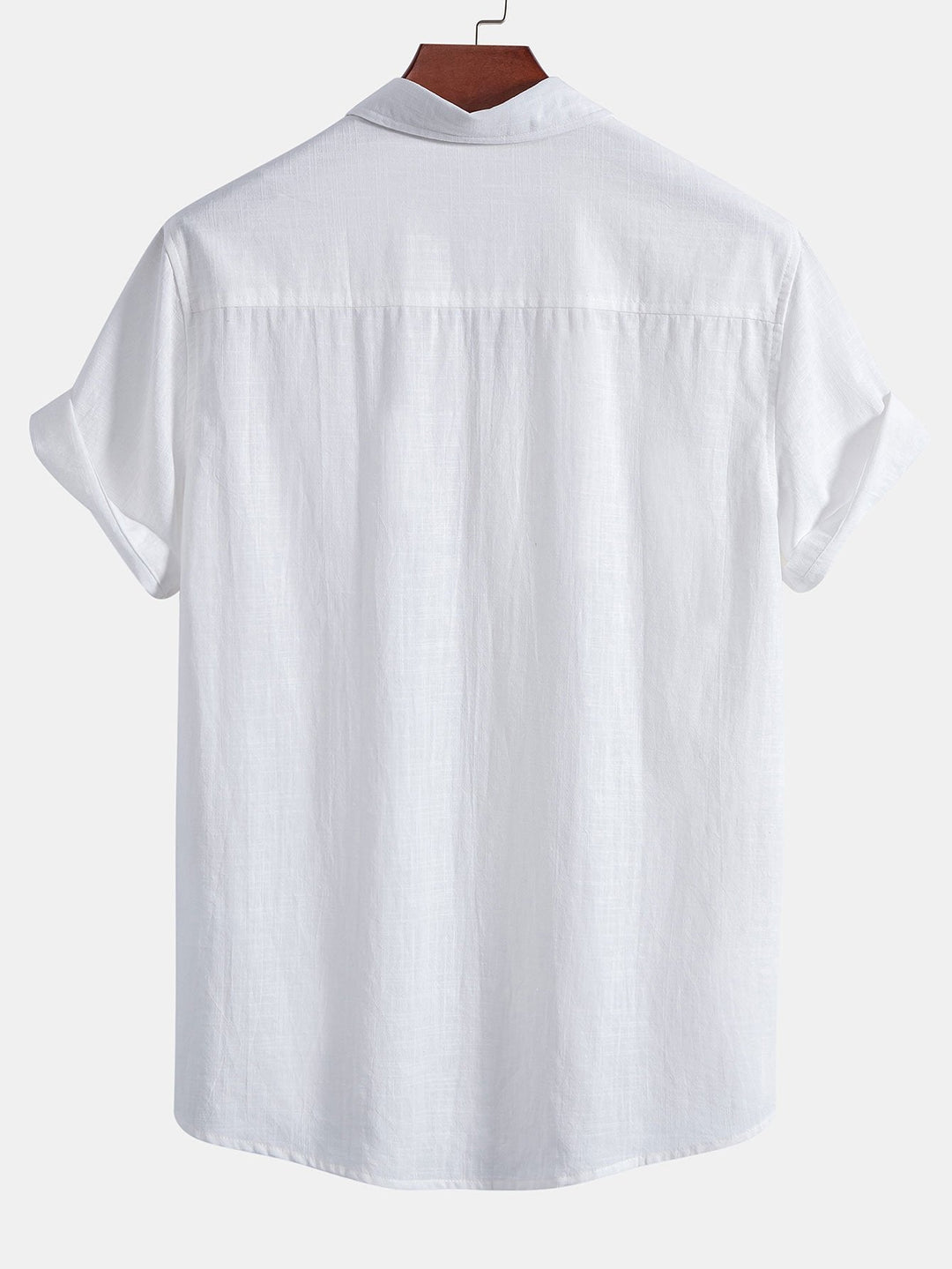 Naples | Stylish Linen Short Sleeve Shirt & Striped Shorts Set Men
