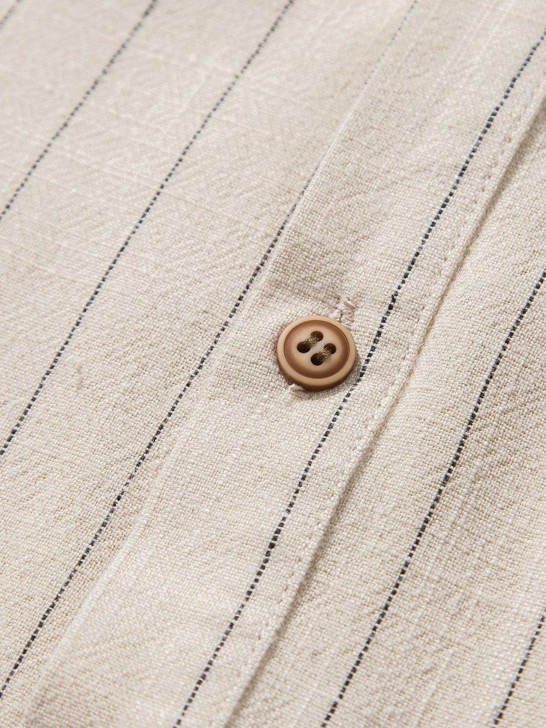 Silas | Elegant Striped Linen Set Men Short Sleeve