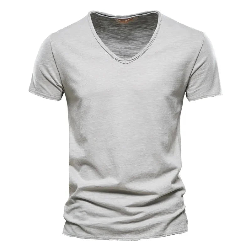 Chloe | Stylish Cotton V-Neck Summer T-Shirt Men