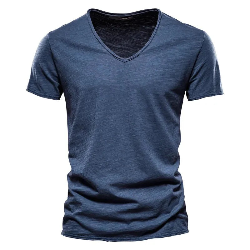 Chloe | Stylish Cotton V-Neck Summer T-Shirt Men