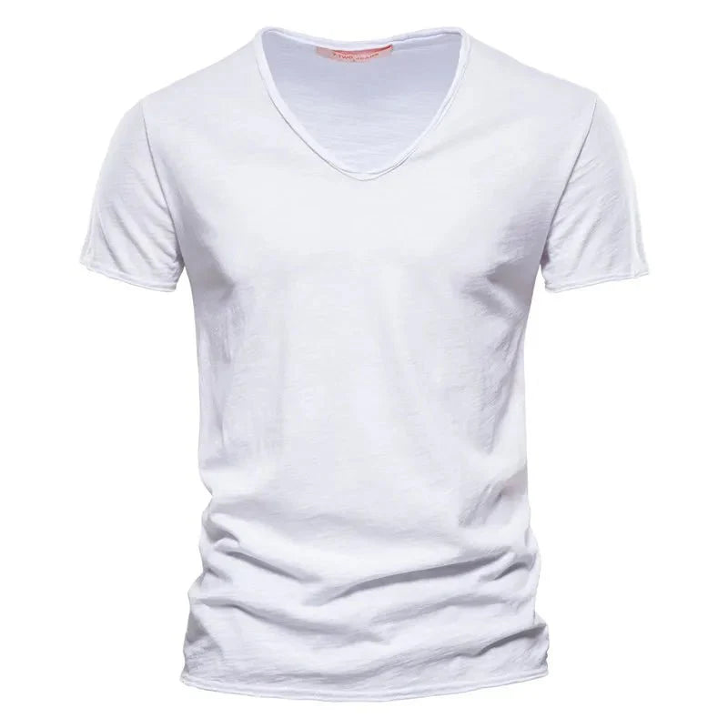 Chloe | Stylish Cotton V-Neck Summer T-Shirt Men