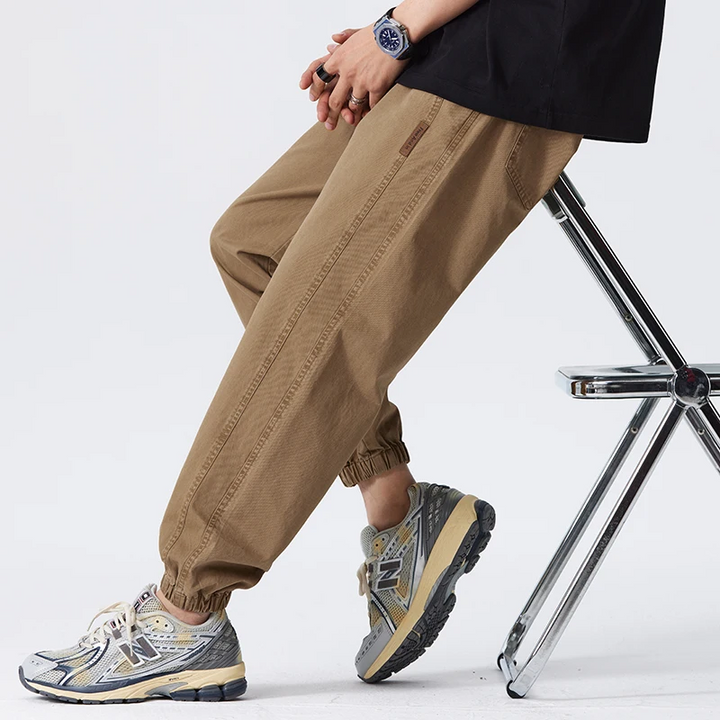 Margot | Stylish Relaxed Fit Cotton Joggers With Elastic Cuffs