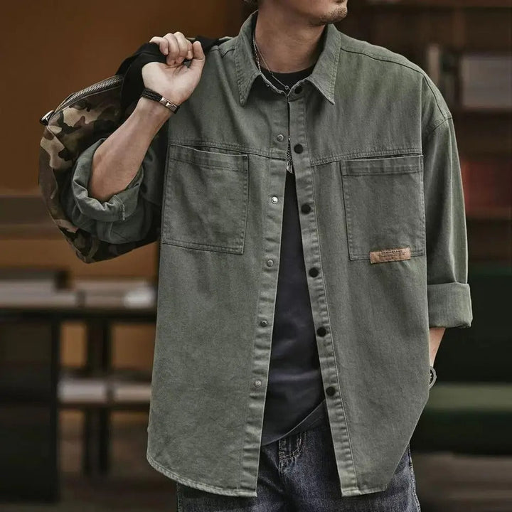 Sterling | Vintage Button-Up Shirt With Chest Pockets