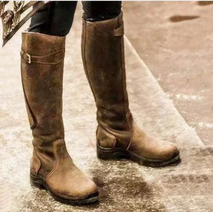 Faye | Stylish Waterproof Tall Boots with Insulated Lining