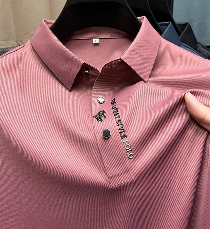 Prescott | Sleek Wrinkle-Free Polo Shirt Men - Smart Casual