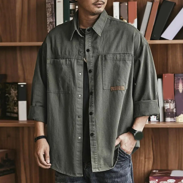 Sterling | Vintage Button-Up Shirt With Chest Pockets