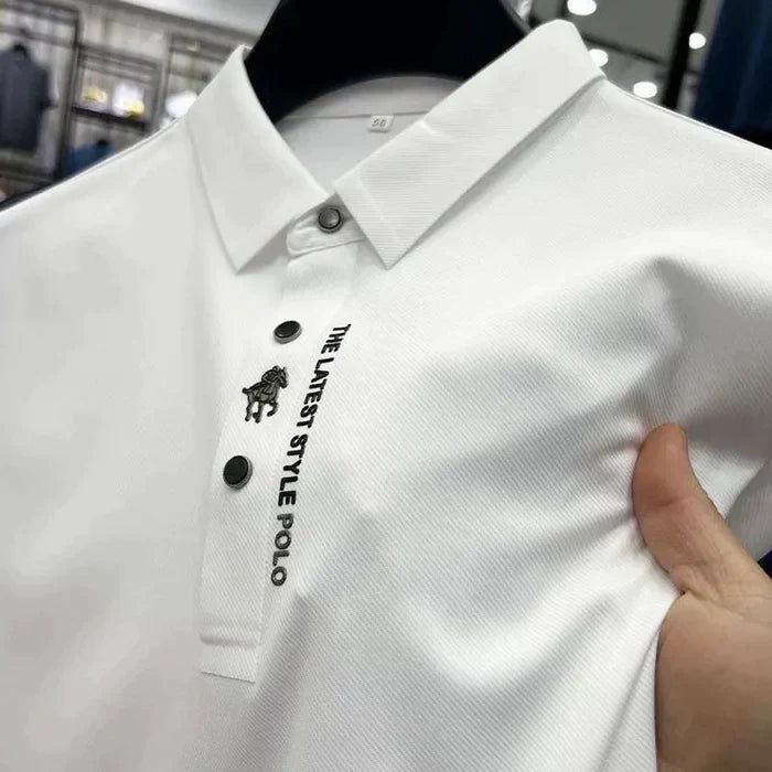 Prescott | Sleek Wrinkle-Free Polo Shirt Men - Smart Casual