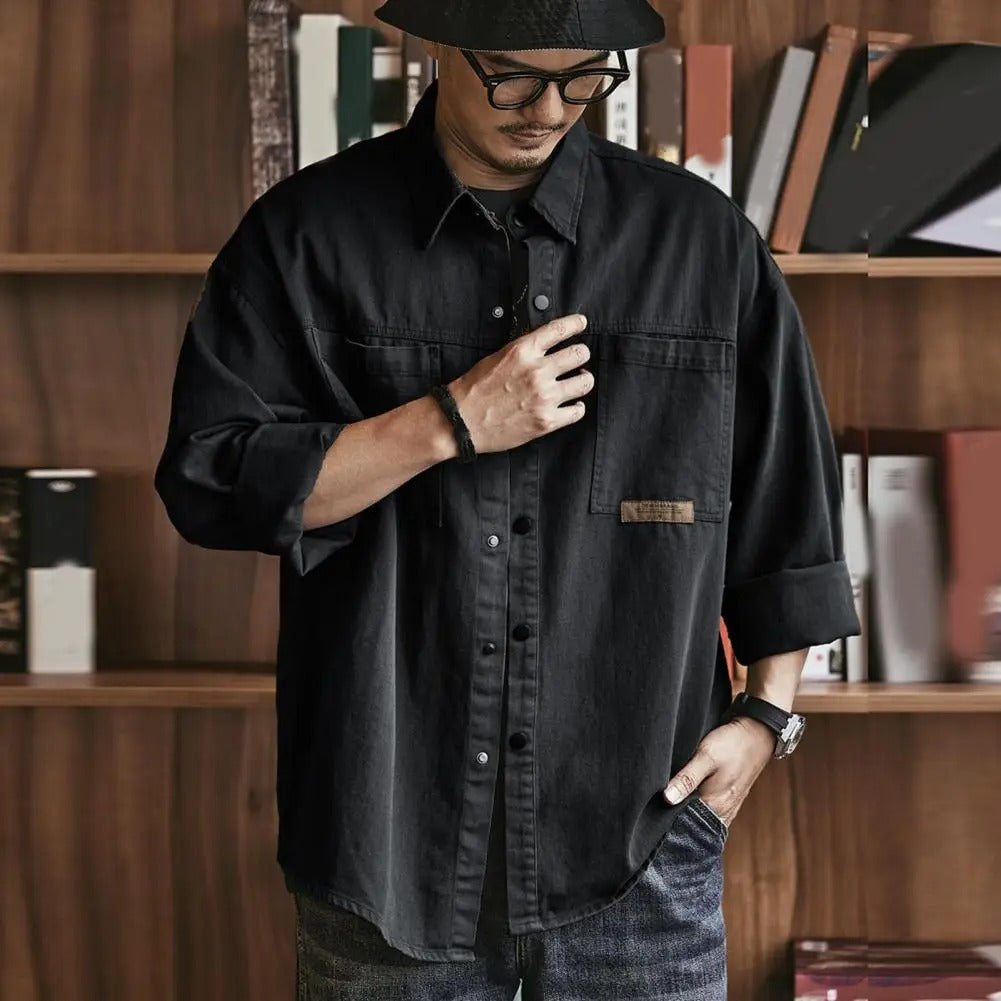 Sterling | Vintage Button-Up Shirt With Chest Pockets