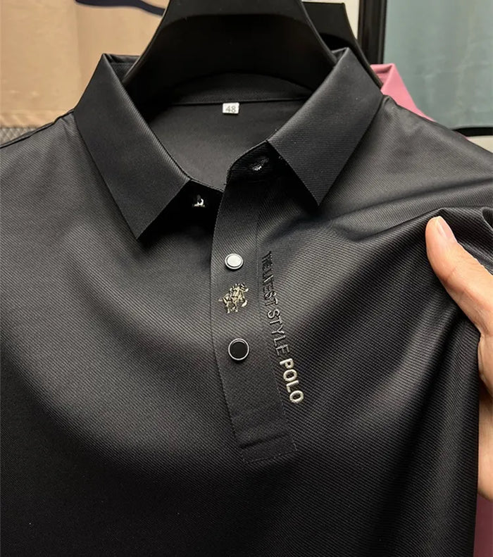 Prescott | Sleek Wrinkle-Free Polo Shirt Men - Smart Casual