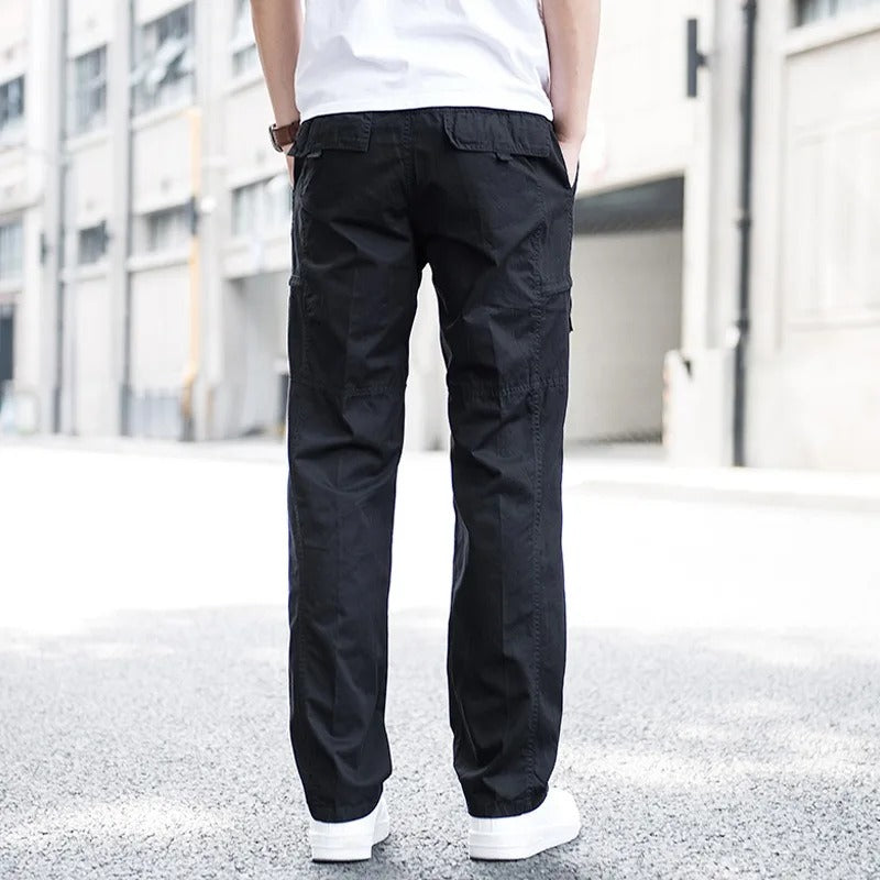 Freya | Stylish Organic Cotton Cargo Pants With Elastic Waist