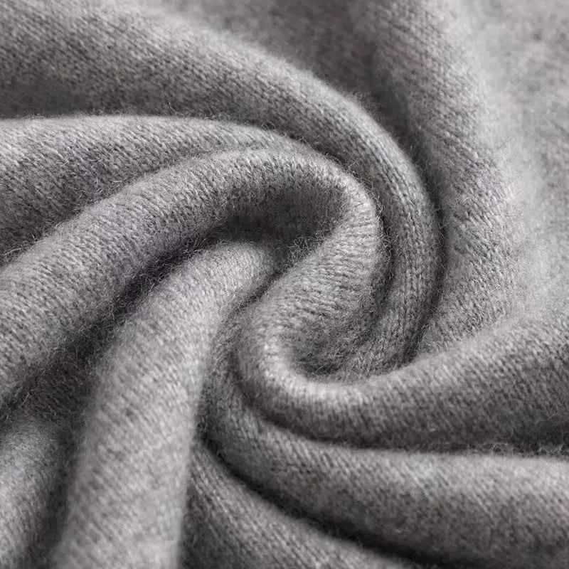 Thea | Elegant Crew Neck Cashmere Sweater For Men