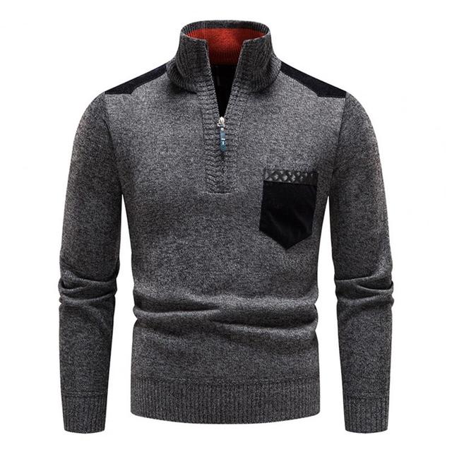 Alexander | Fashionable Zip Sweater for Men with Pocket