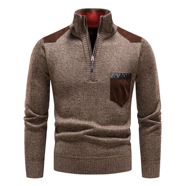 Alexander | Fashionable Zip Sweater for Men with Pocket