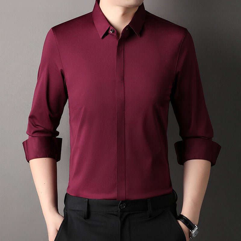 Lily | Sleek Light Blue Dress Shirt For Men