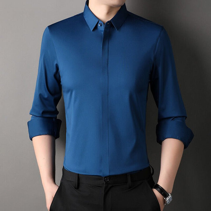 Lily | Sleek Light Blue Dress Shirt For Men