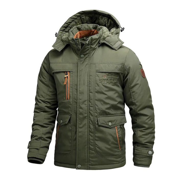 Phoebe | Stylish Men's Hooded Parka With Multi Pocket Design