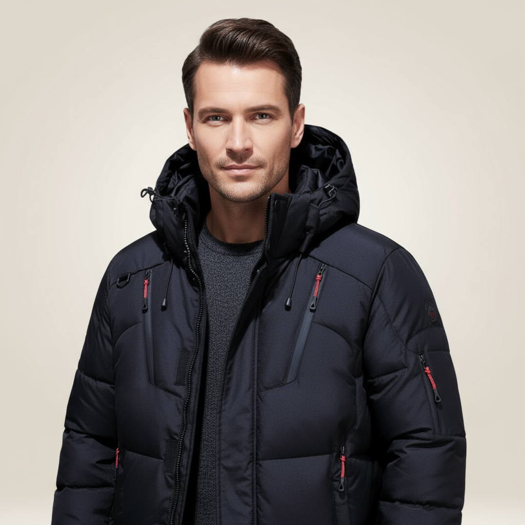 Jericho | Stylish Hooded Windproof Winter Parka Men