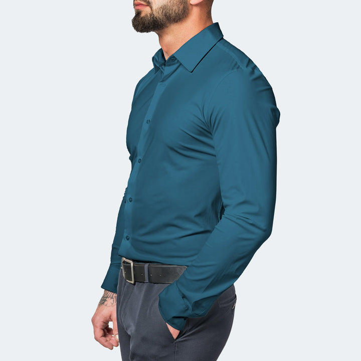 Marcus | Elegant Stretch Comfort Shirt - Wrinkle Free