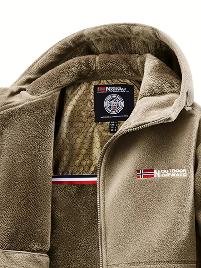 Bjorn | Stylish Hooded Fleece Winter Jacket Men - Warm & Durable