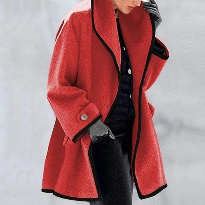 Penelope | Elegant Oversized Double-Breasted Wool Coat