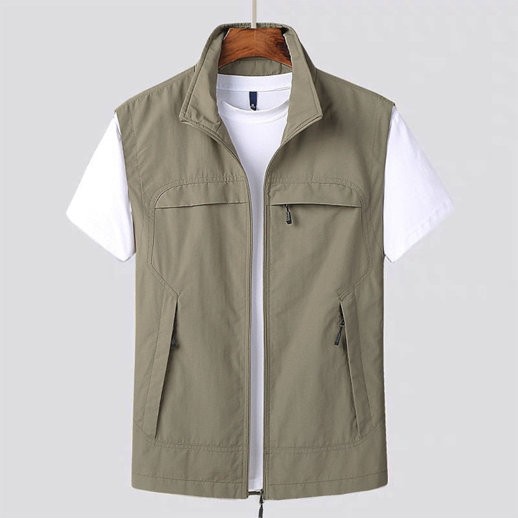 Austin | Sleek Quick Dry Zip Up Vest With Multiple Pockets