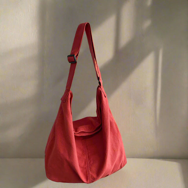 Nora | Chic Canvas Shoulder Bag Large Everyday Tote With Crossbody Strap