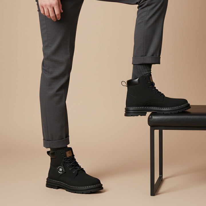 Margot | Stylish Wheat Lace-Up Work Boots Men