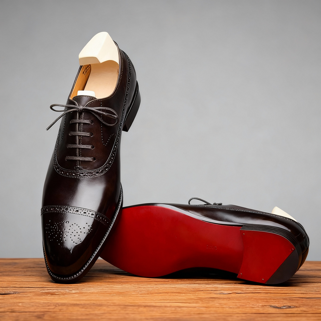 Cordelia | Elegant Oxford Brogue Dress Shoes Men - Wedding Classic
