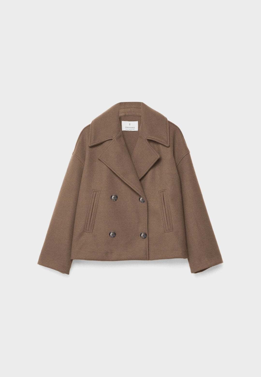 Lennox | Chic Double-Breasted Cropped Jacket With Pointed Lapels