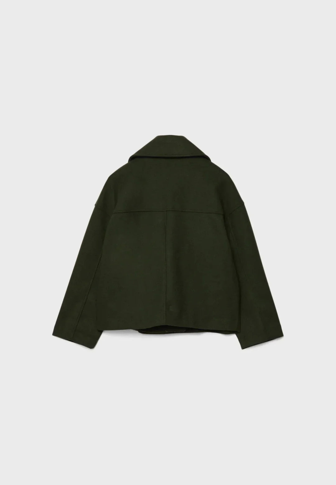 Raven | Chic Double Breasted Cropped Jacket With Lapels