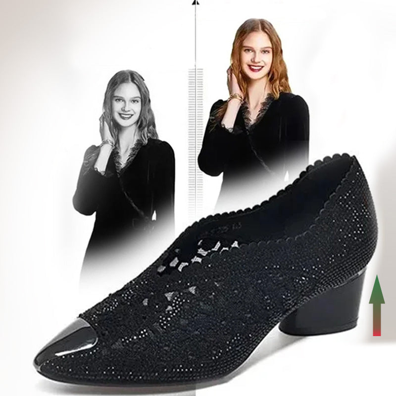 Celeste | Elegant Mesh Low Heel Orthopedic Pumps