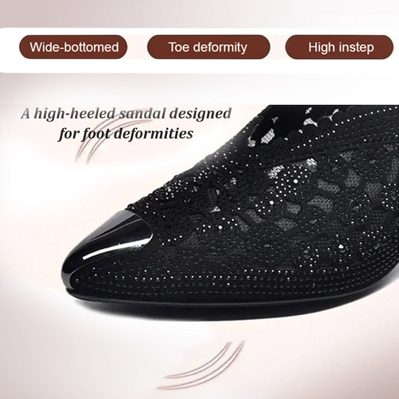 Celeste | Elegant Mesh Low Heel Orthopedic Pumps