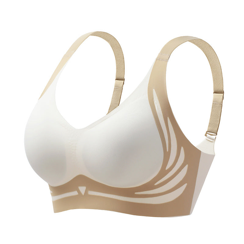 Madison | Stylish Wire-Free V-Neck Support Bra With Wide Band