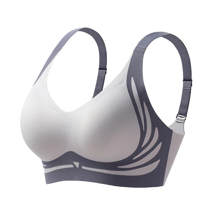 Madison | Stylish Wire-Free V-Neck Support Bra With Wide Band