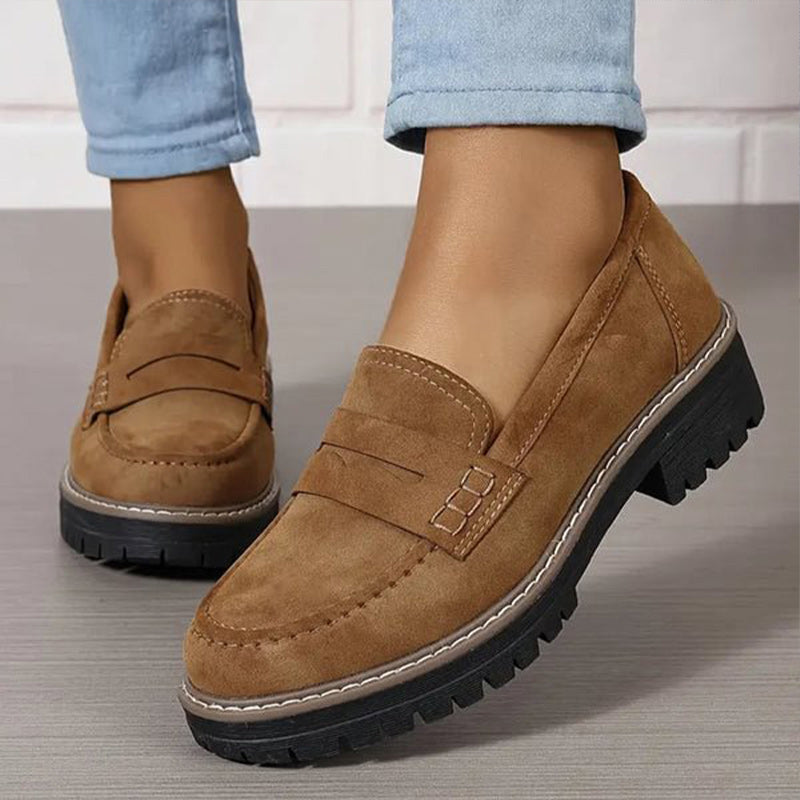 Evelyn | Chic Platform Chunky Loafers With Slip-On Design