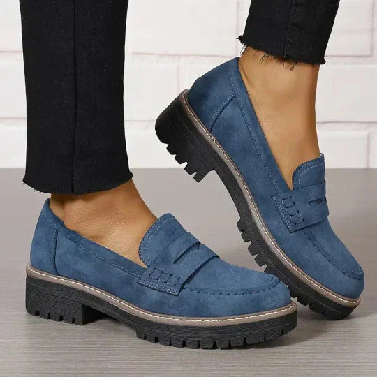 Isabella | Chic Platform Chunky Loafers With Bold Lug Sole