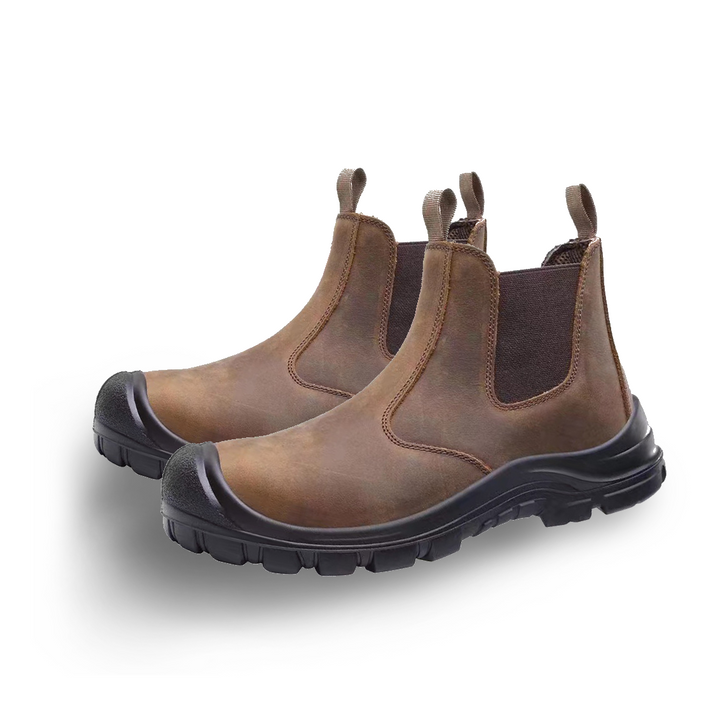 Winston | Orthopedic Chelsea Work Boots Men - Steel Toe Safety