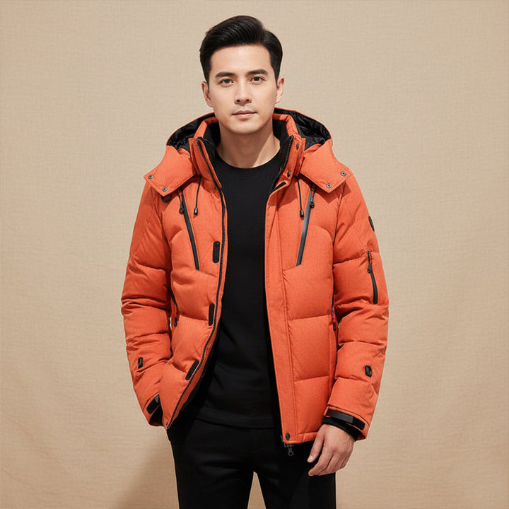 Serena | Stylish Quilted Down Puffer Jacket With Hood