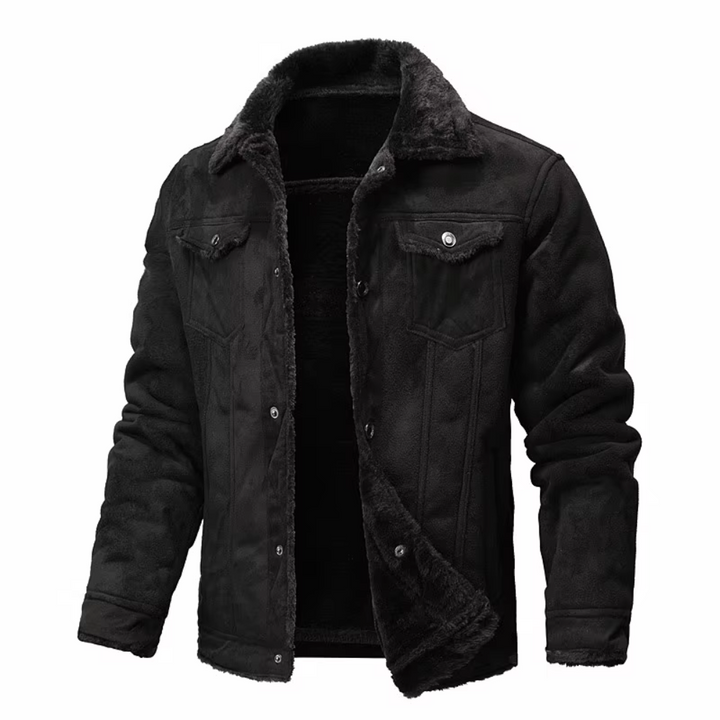 Margot | Stylish Faux Leather Fur-Lined Winter Jacket