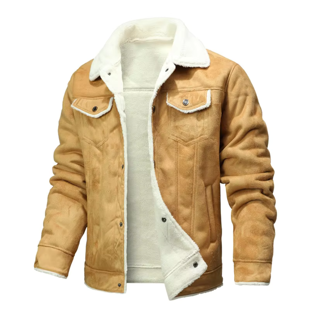 Margot | Stylish Faux Leather Fur-Lined Winter Jacket
