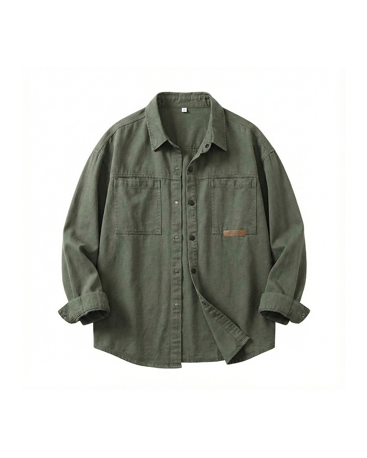 Sterling | Vintage Button-Up Shirt With Chest Pockets