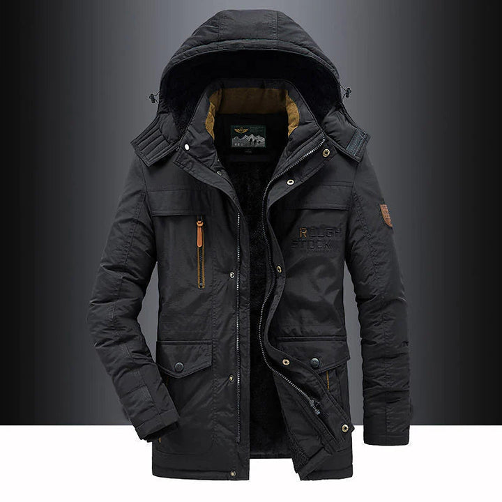 Thea | Stylish Military Hooded Parka With Fleece Lining